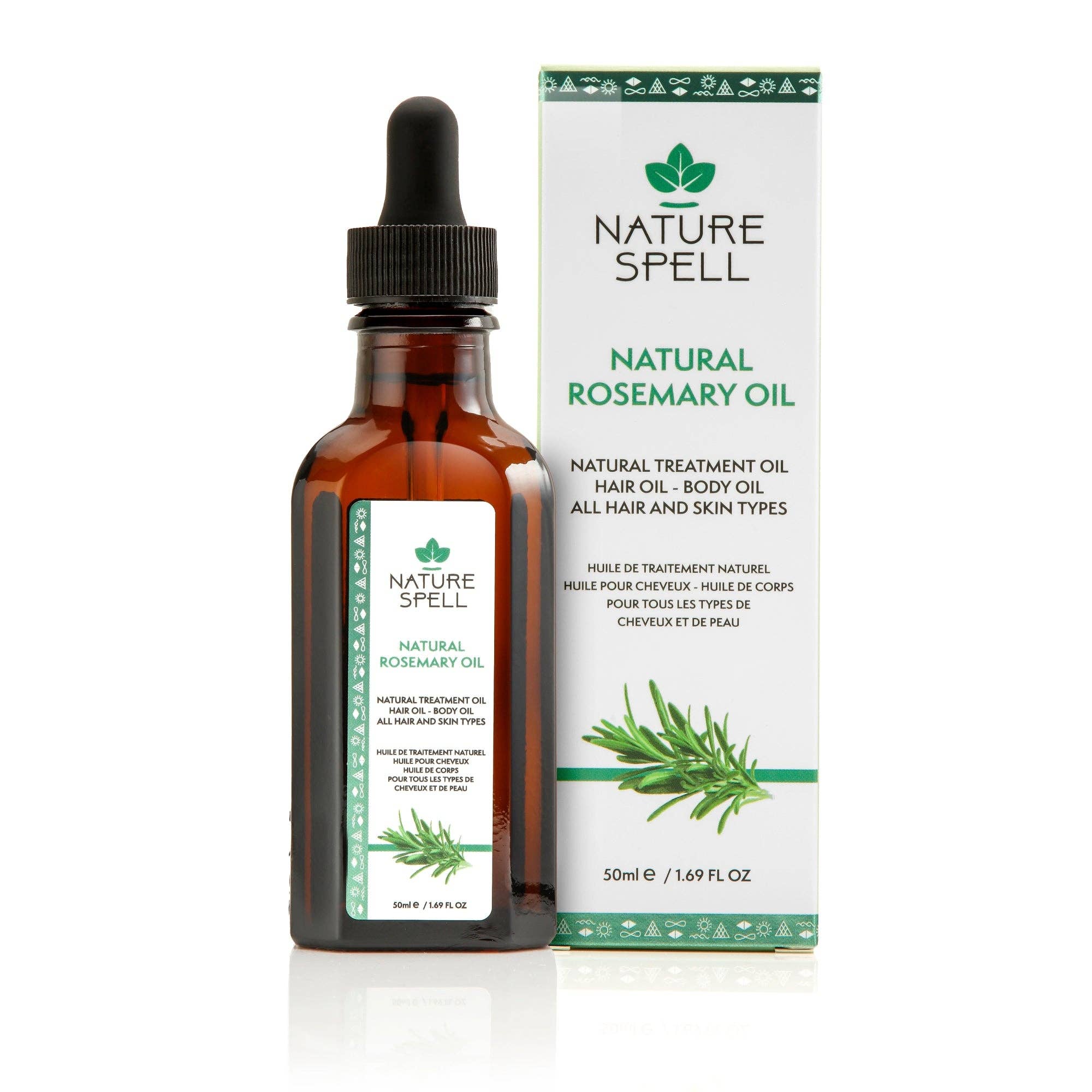 Nature Spell - Wholesale Hair Oil - Nature Spell Travel Size Rosemary Oil for Hair 50ml8