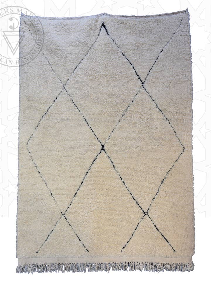 Tapis marocain Beni Ourain pour la vente par Berbers Market