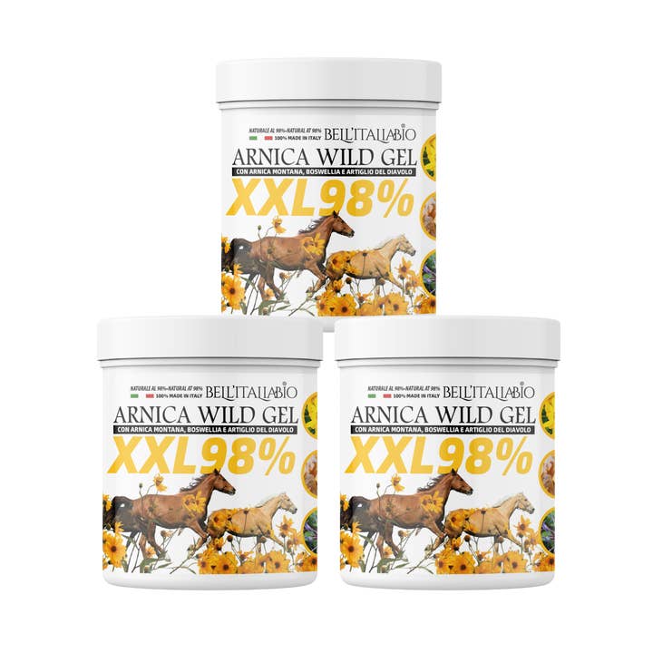 Arnica Wild XXL 98% Natuurlijke Gel 3x600ml voor wholesale door I Rimedi Dei Monaci©
