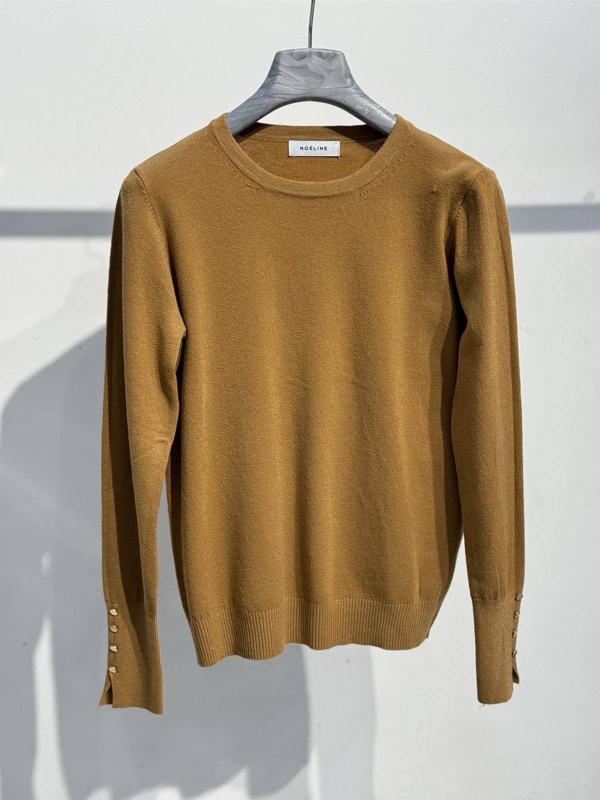 NOELINE - Wholesale Knit Sweater - Women's - Round neck fine knit sweater 252042