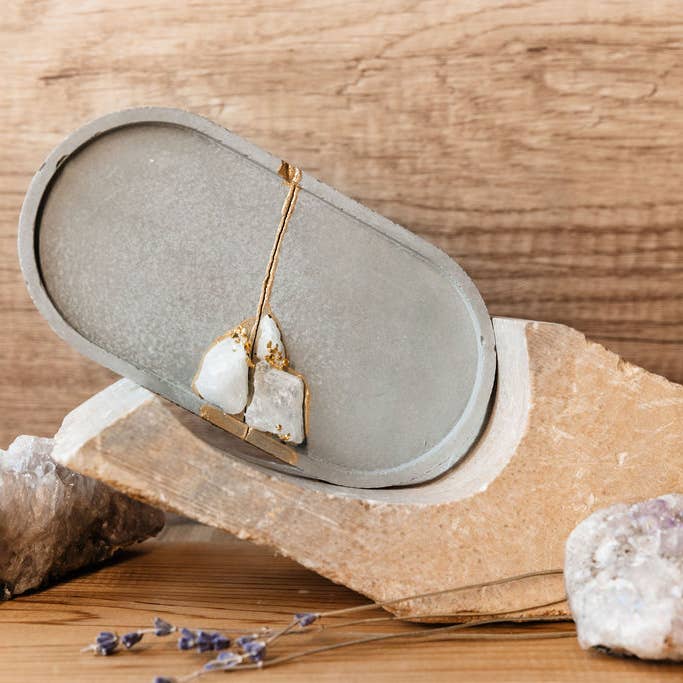 Kaizen Alchemy - Wholesale Decorative Tray - Kintsugi Crystal Tray2