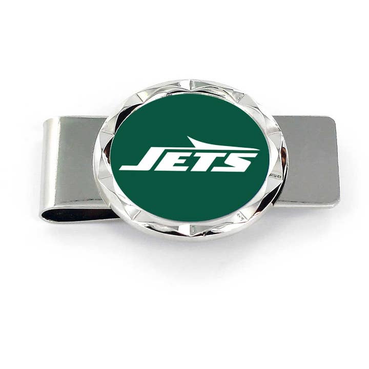 Pince à billets taille diamant des New York Jets de la NFL pour la vente par Aminco USA