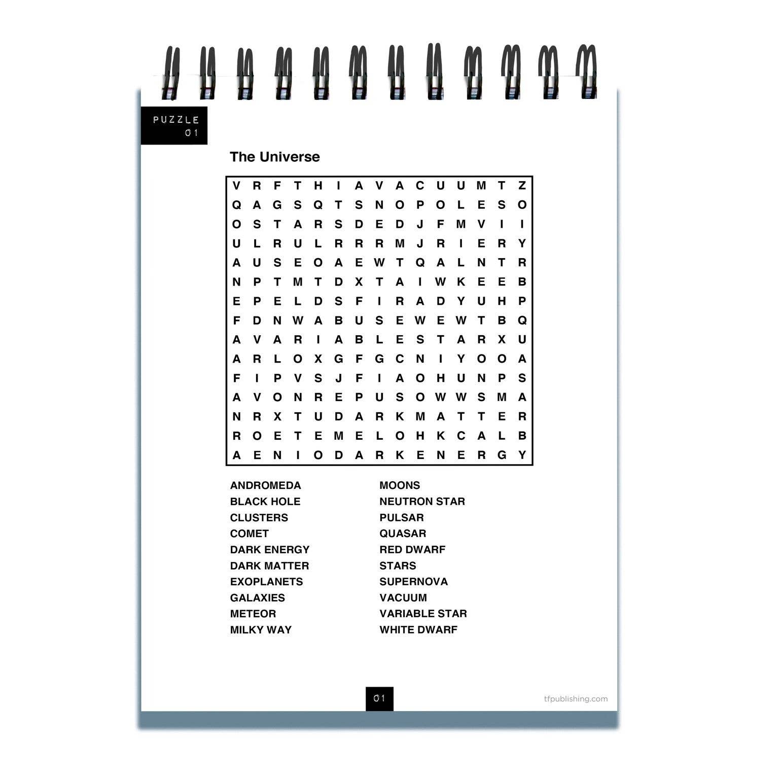 TF Publishing - Paper Goods - Wholesale Puzzle - Adult - You Got This Word Search Book Spiral Puzzle Pad1