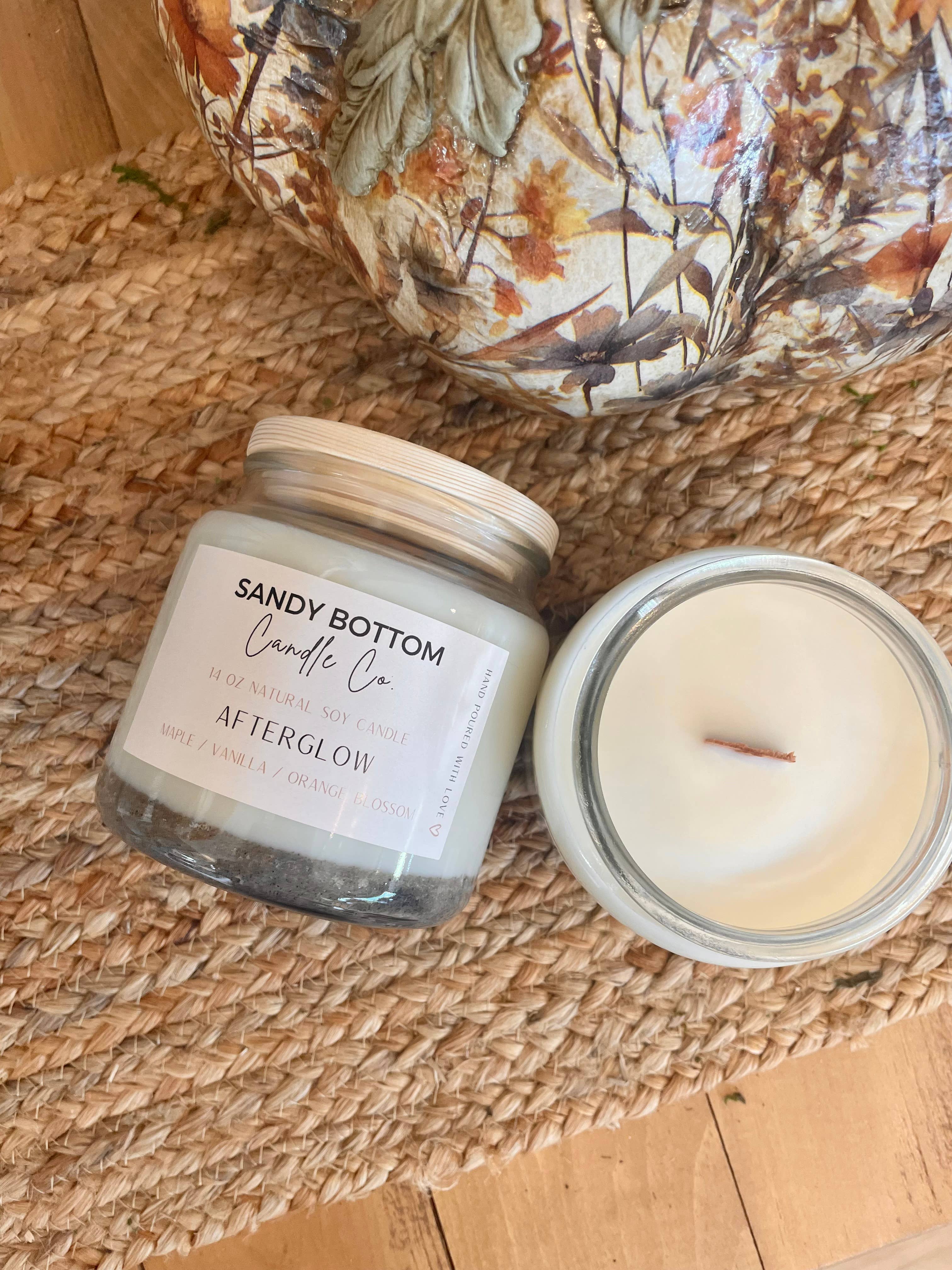 Sandy Bottom Candle Co. - Wholesale Jar/Filled Candle - Afterglow14 oz Soy Candle