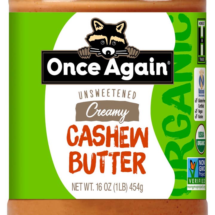 KeHE Distributors, LLC - Wholesale Nuts - Once Again Nut Butter Cashwe No salt Organic Smooth, 16 OZ0