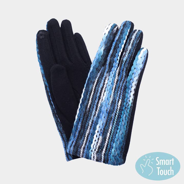 Sensibling Corp. - Wholesale Gloves - Women's - Yarn Embroidered Smart Touch Gloves4