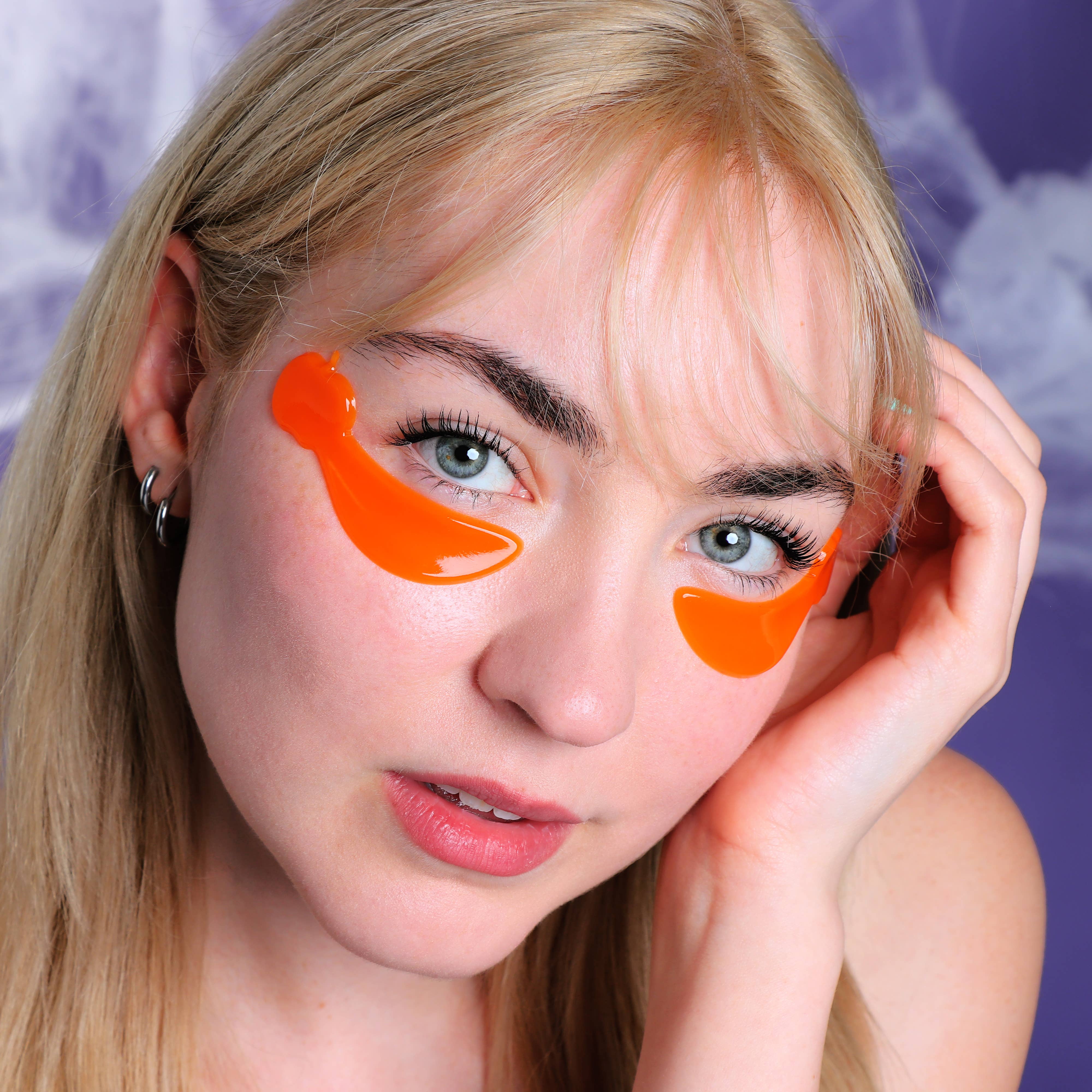 My Spa Life - Wholesale Eye Treatment Mask - Halloween Hello Pumpkin Brightening Undereye Masks - 6 Pairs3