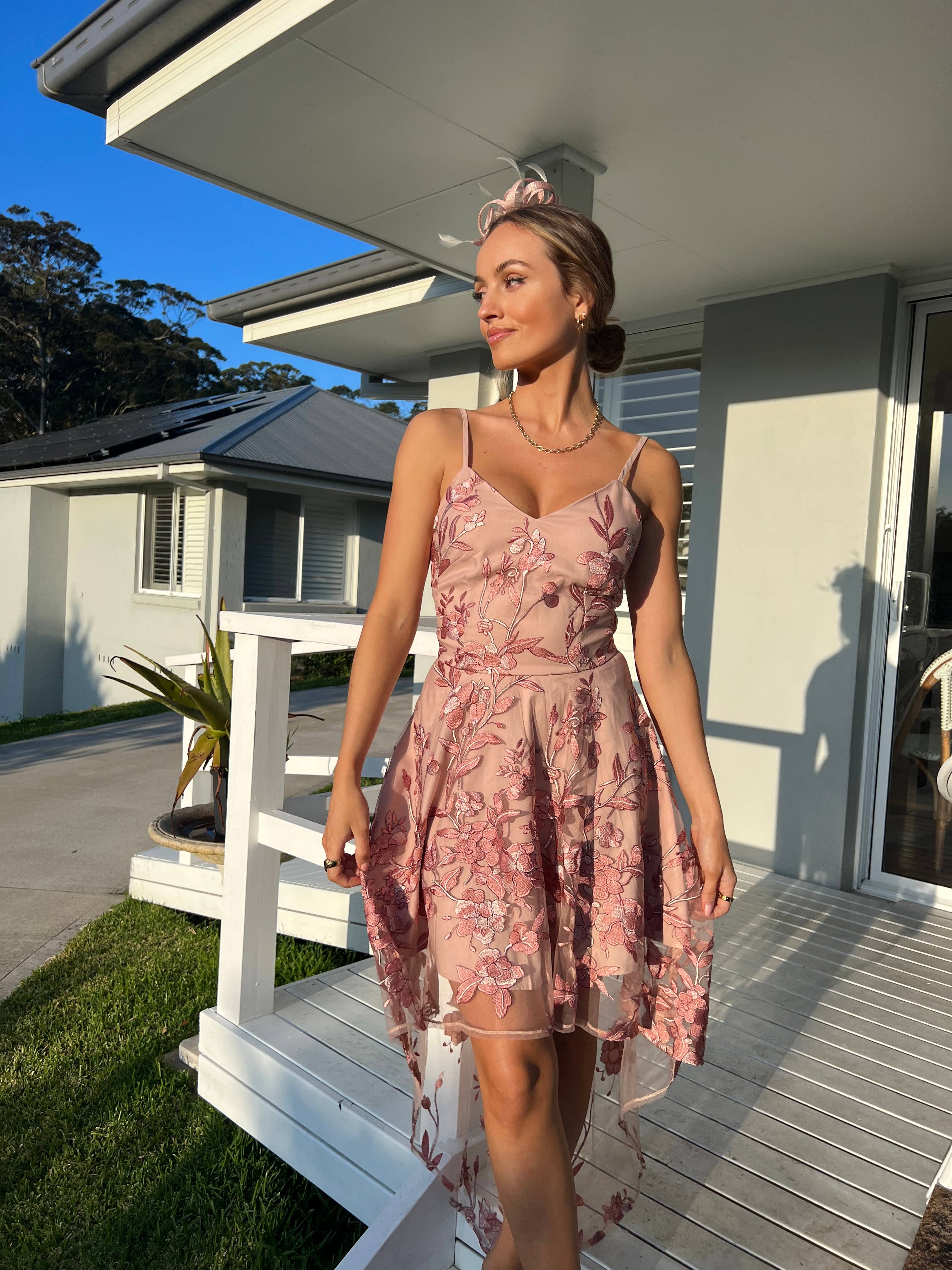 Twosisters The Label - Wholesale Dress - Women's - Saskia High Low Dress - Pink2