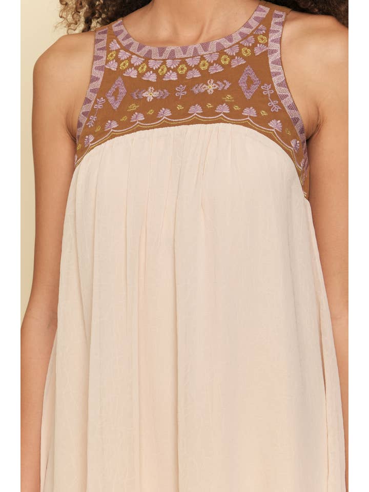 Mystree – Großhandel Kleid – Damen – 55448 Passe mit Stickerei5