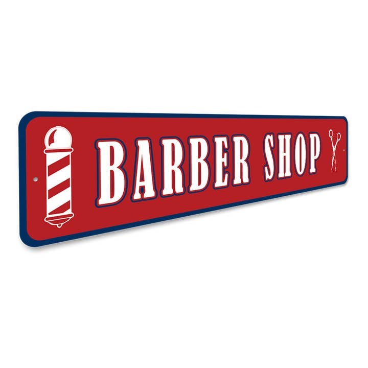 Lizton Sign Shop, Inc - Vente Pancarte - Panneau Barber's Pole Barber Shop2