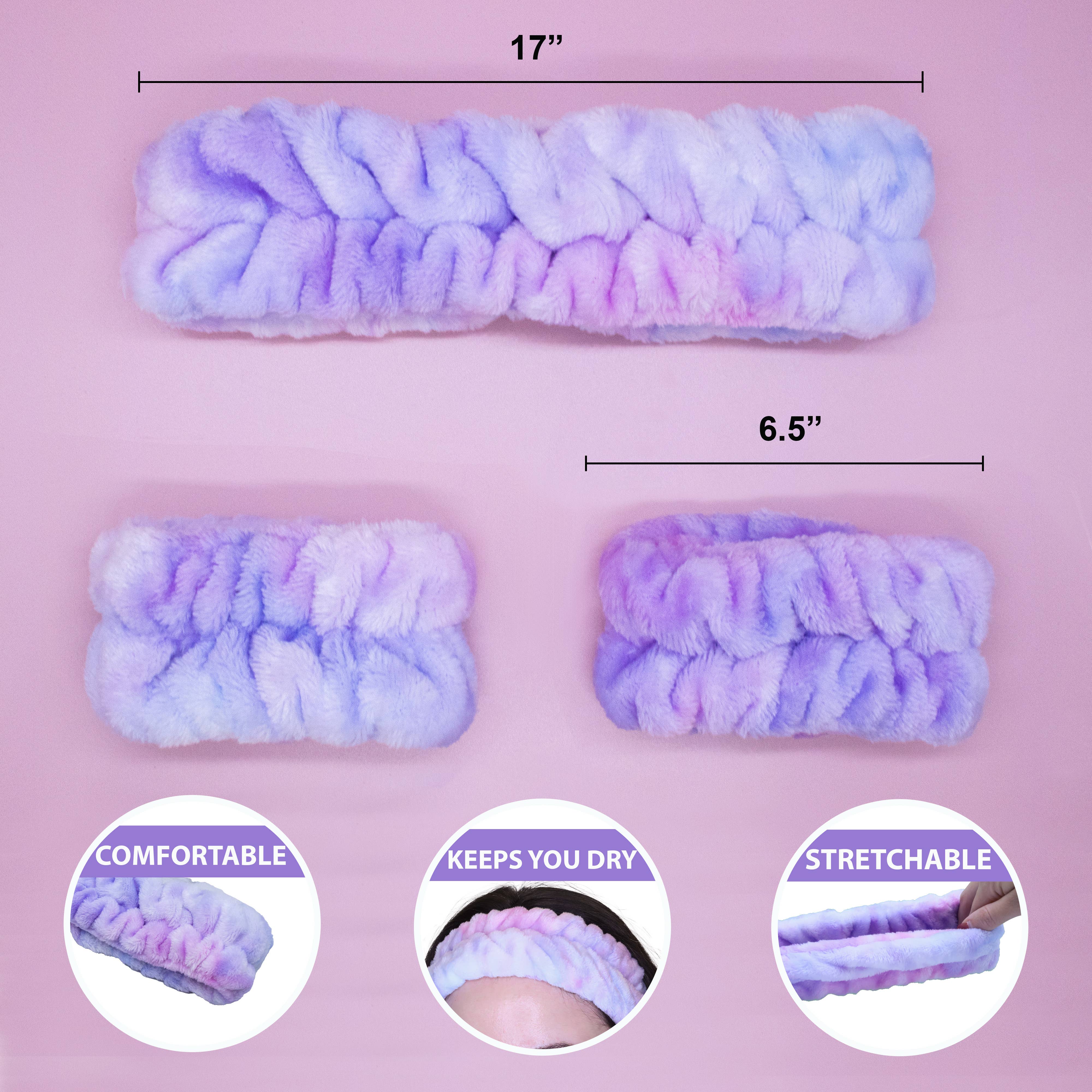 Frog Sac - Wholesale Spa Headband - Spa Headband - Skincare Headband & Wristband Set47