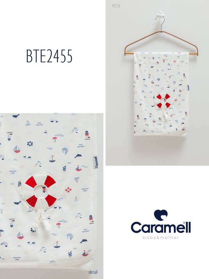 Baby Blanket - Marine for wholesale by Caramell
