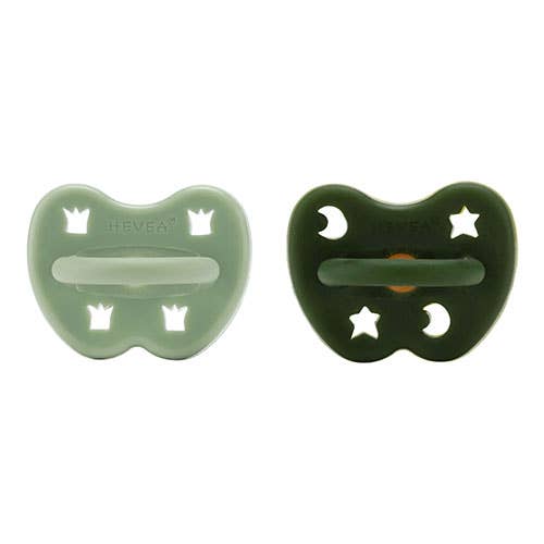 Pharmedistore - Wholesale Teether (Not Clip-On) - Baby - HEVEA- Set of 2 round pacifiers 3-36 months0