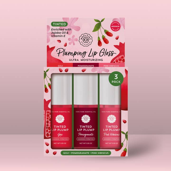 Ensemble de Gloss à Lèvres Ultra Hydratant et Repulpant pour la vente par Woolzies