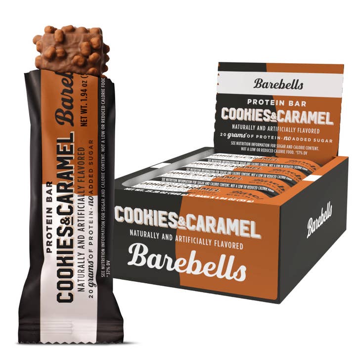 Barebells Cookies & Caramel Bar 12 Per Box for wholesale by Shop The King