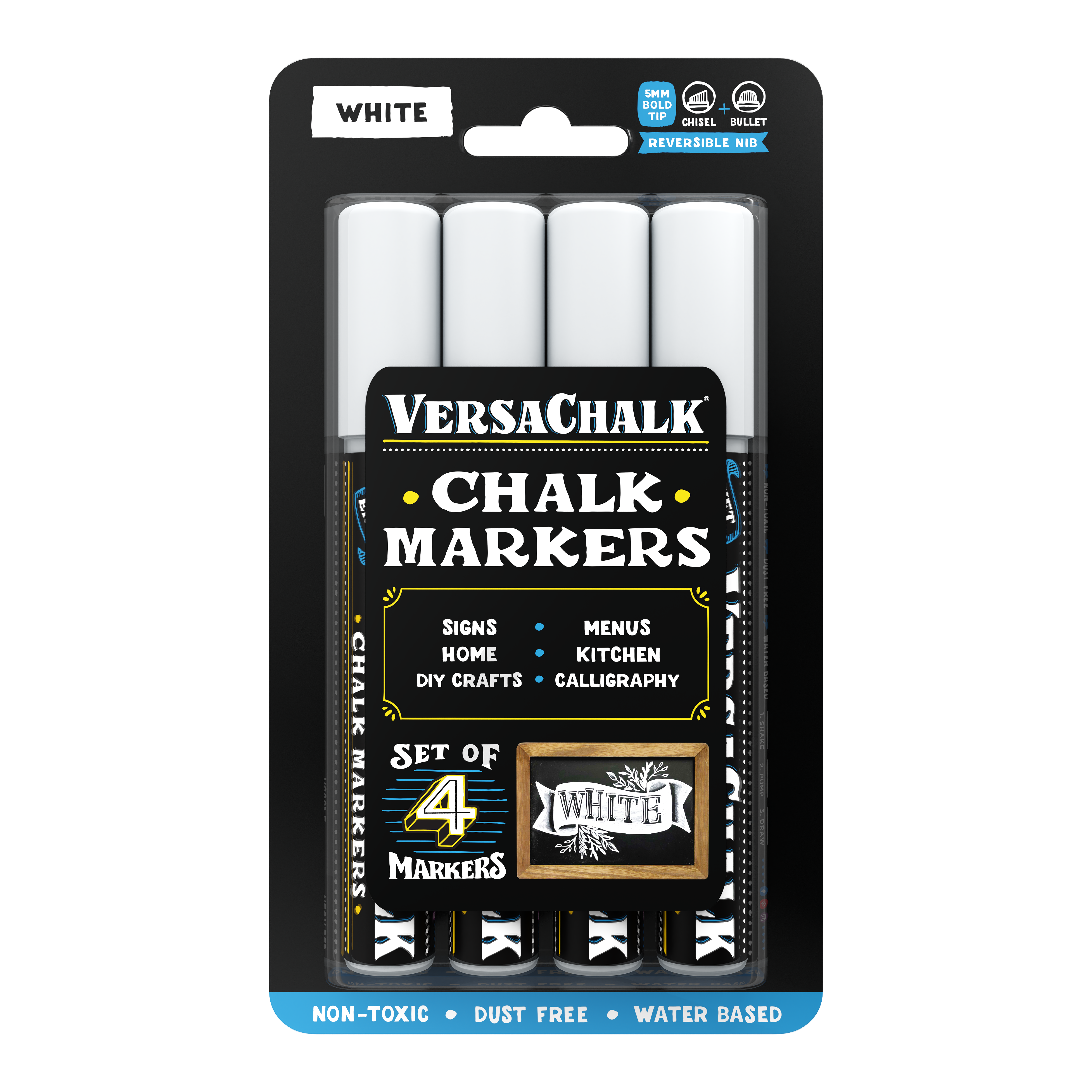 VersaChalk - Wholesale Marker - White Liquid Chalk Markers, Set of 413