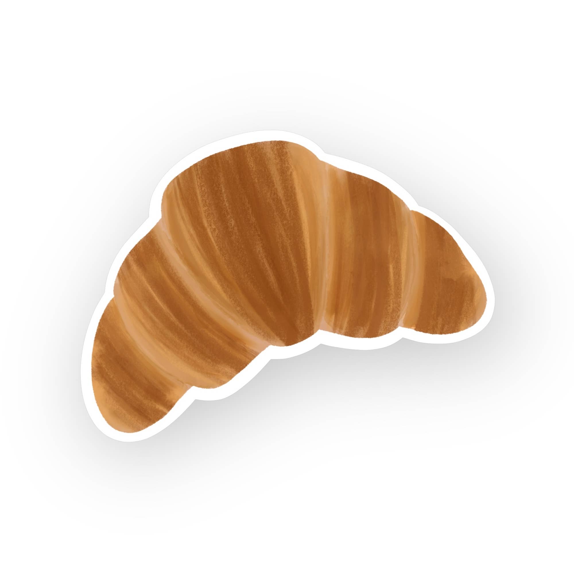 Oak Shore Collective LLC - Wholesale Sticker - Croissant French Foodie Matte Vinyl Sticker1