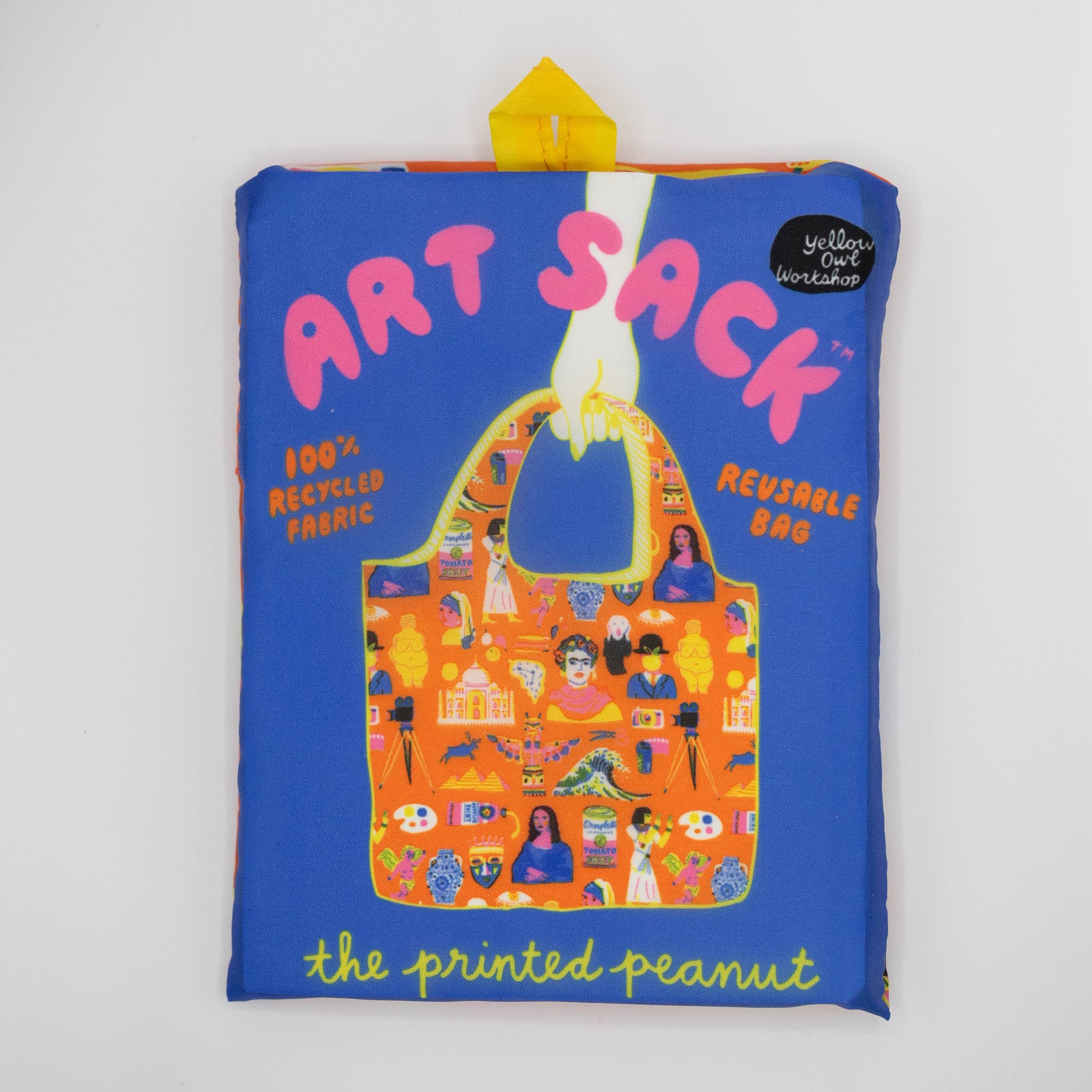 Yellow Owl Workshop - Vente Sacs de course/à provisions - Art History Art Sack® by The Printed Peanut - Fourre-tout réutilisable1