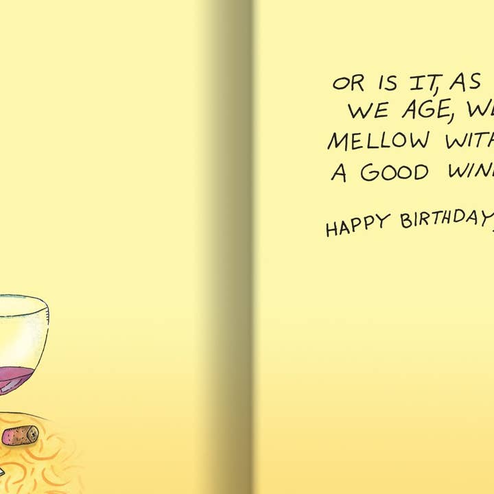 Oatmeal Studios - Wholesale Birthday Card - Mellow With Age Birthday Card - 4820