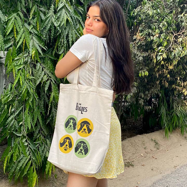 Ecoright - Wholesale Tote Bag - Unisex - Zipper Tote Bag - The Beagles1