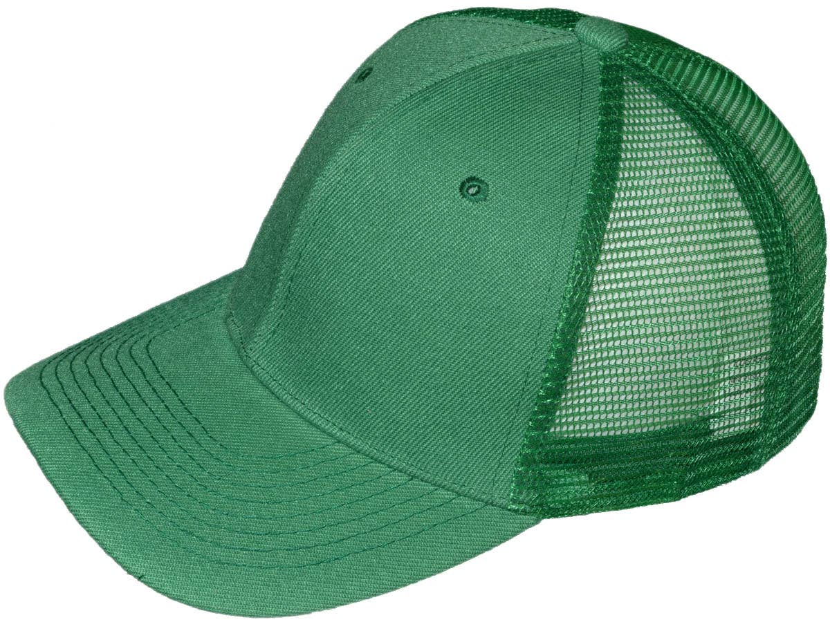 Buck Wholesale - Venta al por mayor Gorra trucker - Unisex - Gorras de camionero en blanco - Gorras BK de malla estructurada110