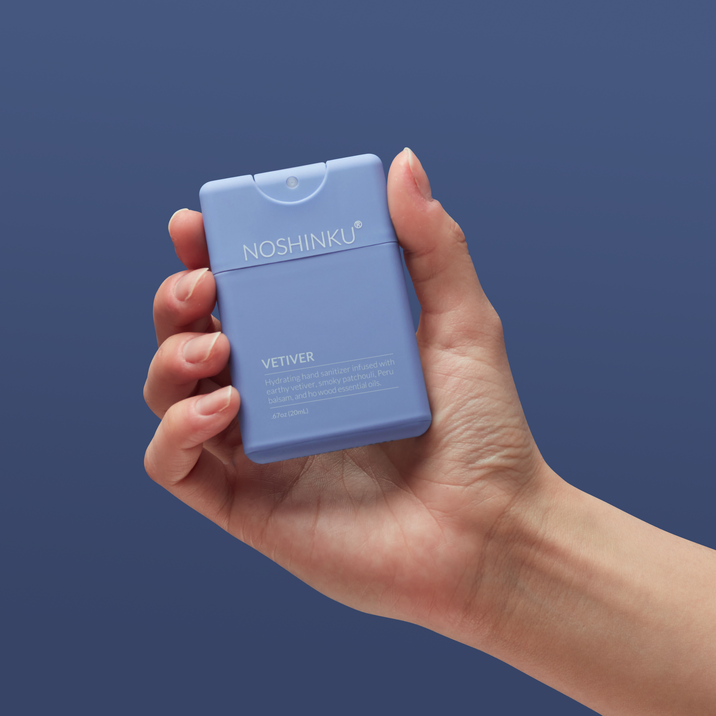 Noshinku - Wholesale Hand sanitiser - Refillable Vetiver Patchouli Hydrating Pocket Hand Sanitizer1