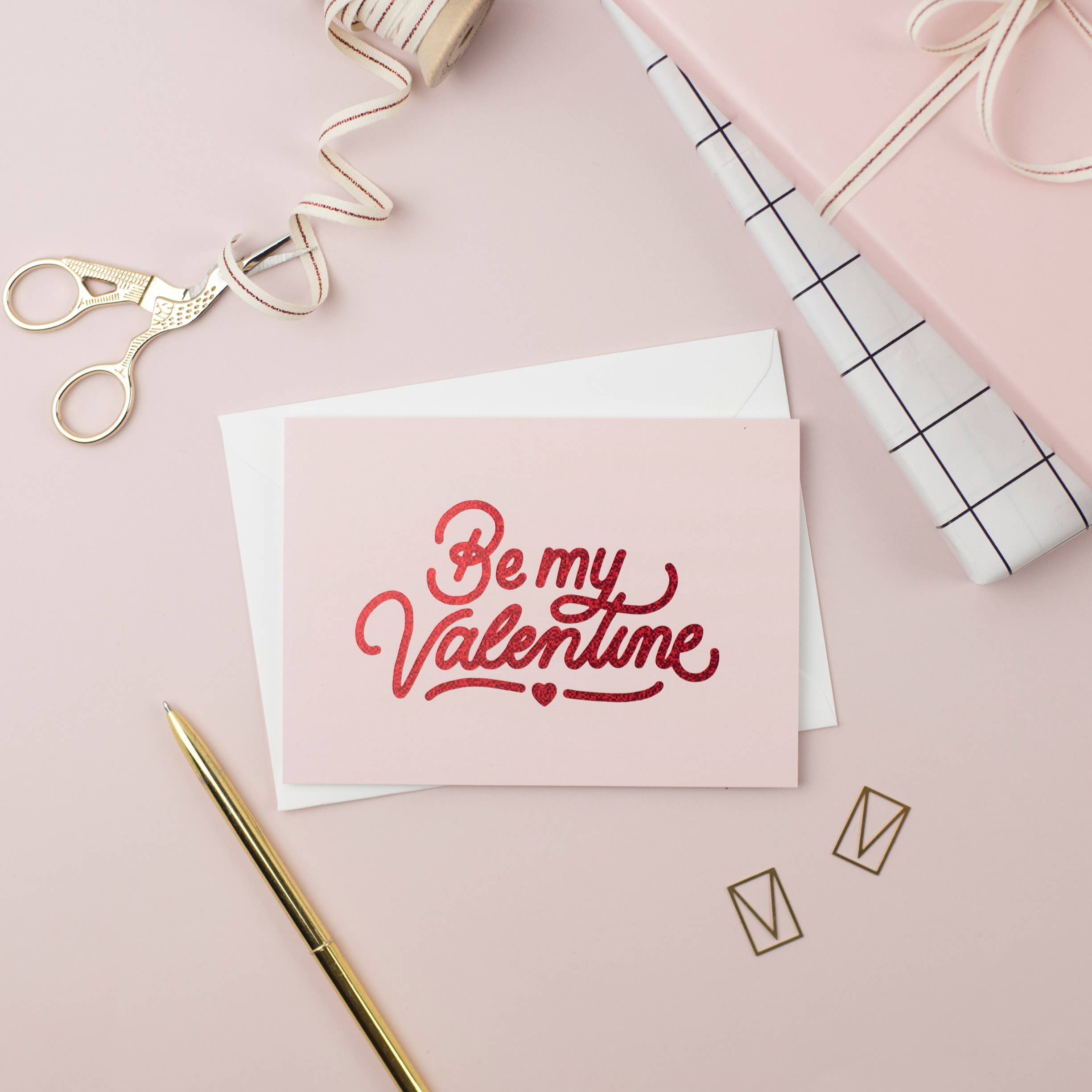 Ricicle Cards - Wholesale Valentine's Day card - Valentine’s Day Card – Be My Valentine Love Greeting1