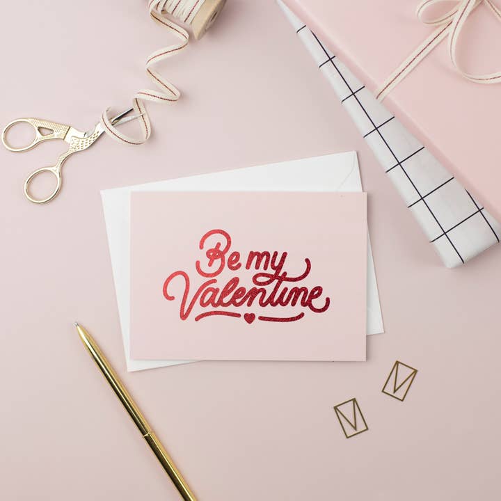 Ricicle Cards - Wholesale Valentine's Day Card - Valentine’s Day Card – Be My Valentine Love Greeting1