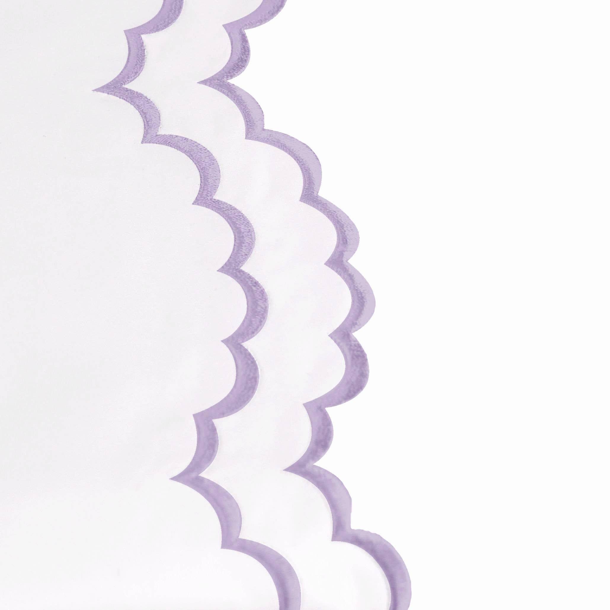 Mélange Home - Vente Housses de couette - Ensemble de housse de couette en percale de coton brodé à double festons21