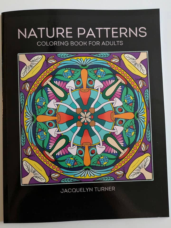 Nature Patterns: Coloring Book for Adults for wholesale by Jacquelyn Turner Art