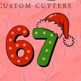 Emporte-pièce de Noël et emporte-pièce à fondant 67 pour la vente par Lolli B Custom Cutters