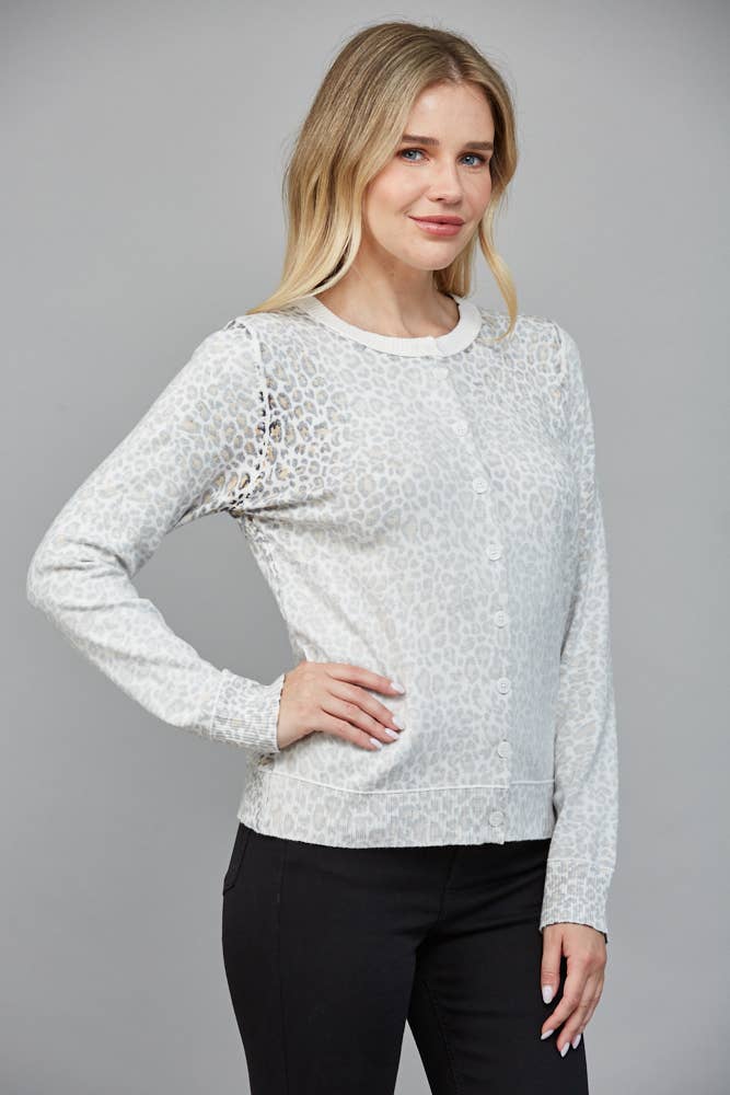 FATE – Großhandel Strickjacke – Damen – CAMO-PRINT-FRONT-KNOPFVERSCHLUSS-CARDIGAN FW1555611