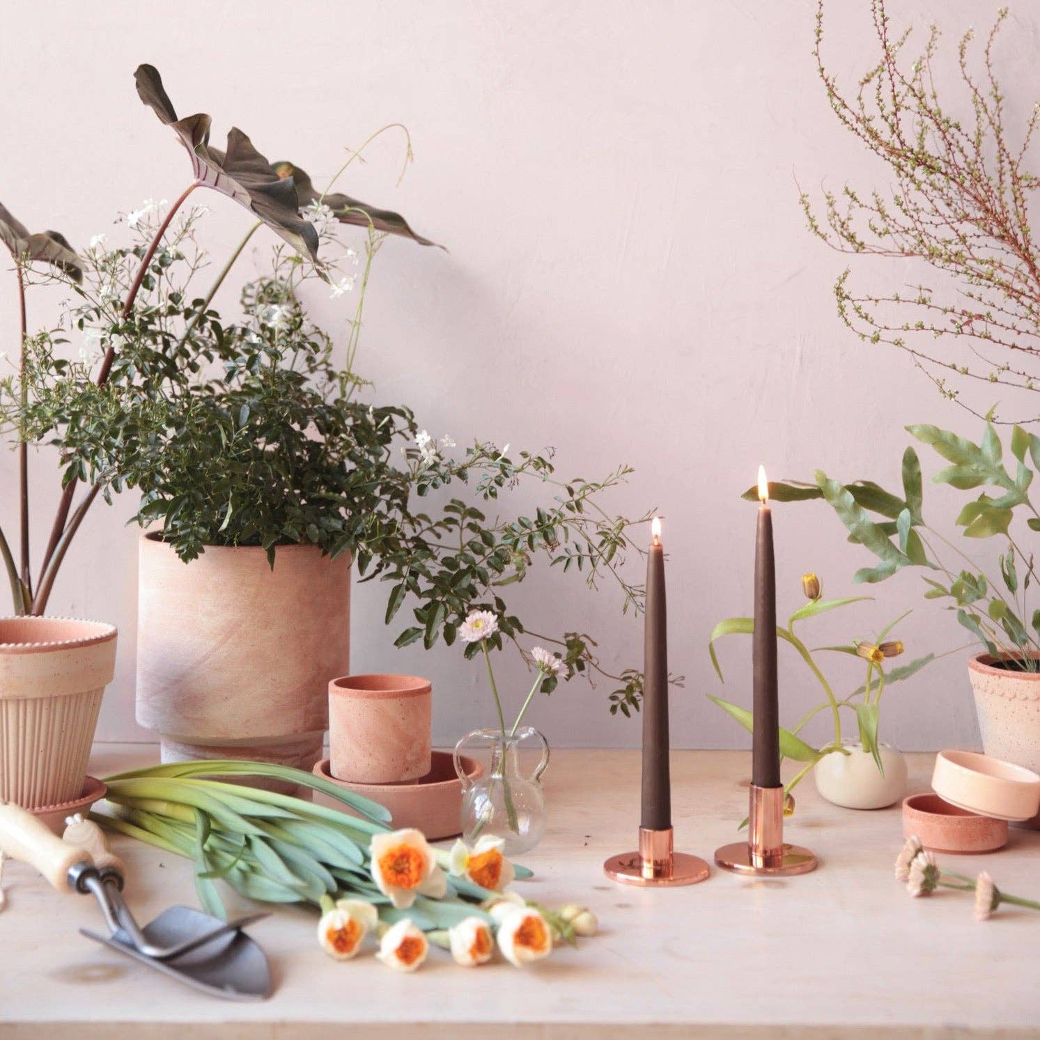 The Floral Society - Vente Bougeoirs - Porte-bougies en cuivre3