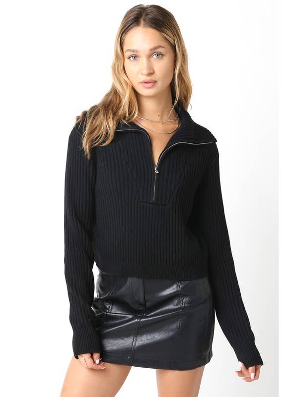 Olivaceous - Wholesale Knit Sweater - Women's - Averie Sweater10