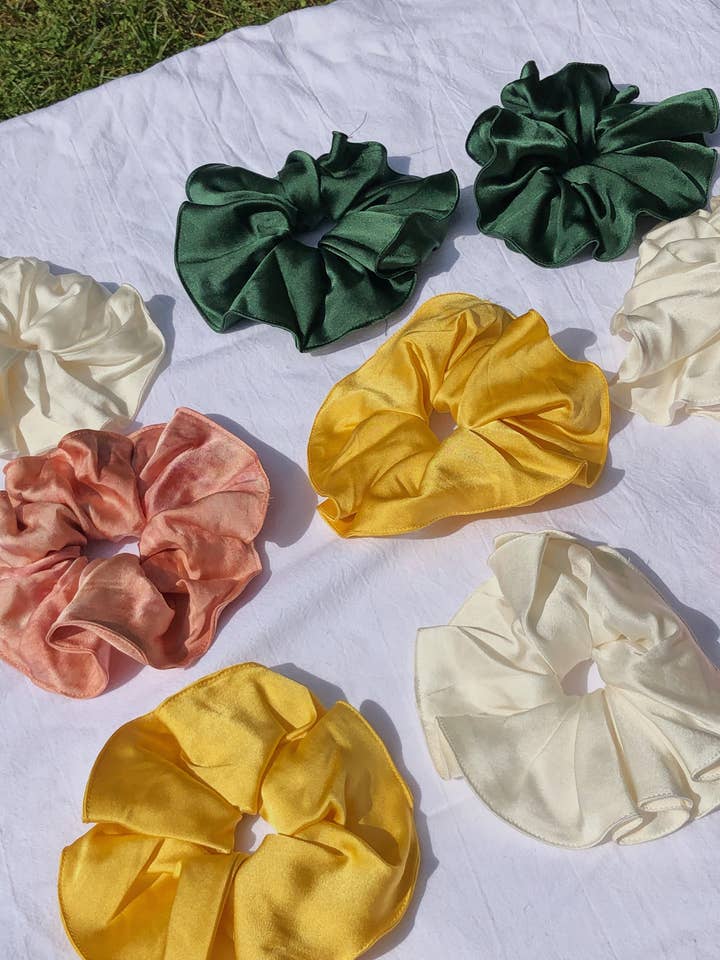 Silk Scrunchies for wholesale by RIMMBA
