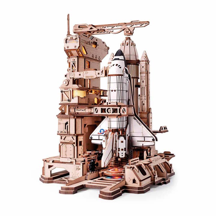 Robotime - Wholesale Puzzle - Adult - LKA02 ROKR Space Shuttle 3D Wooden Puzzle