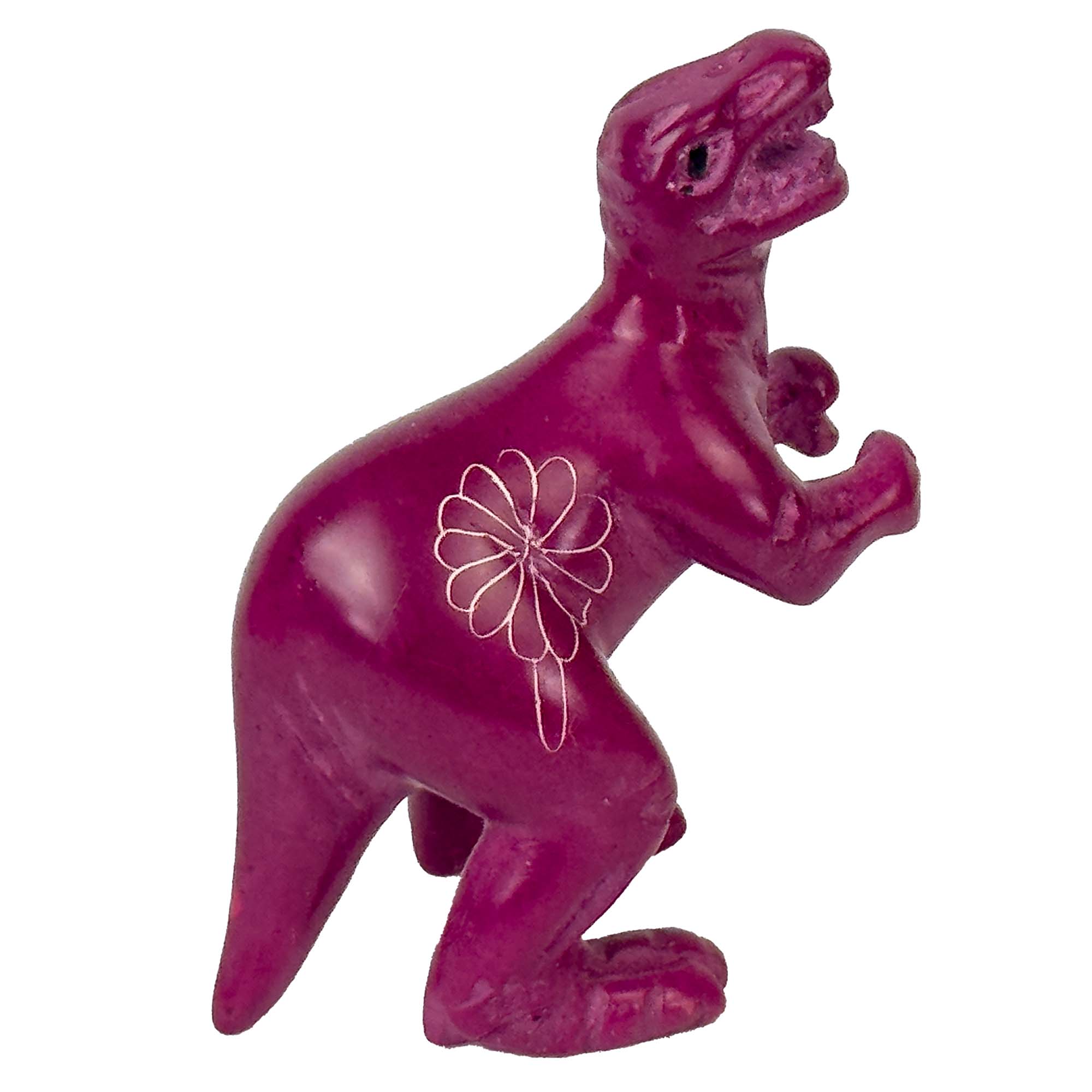 Global Crafts - Wholesale Decorative Figurine - Soapstone Tyrannosaurus Dinosaur - Sold as Assorted Colors1