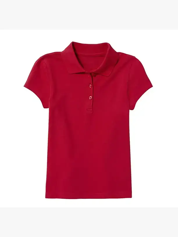 Galaxy By Harvic - Vente T-shirt – enfant - Polo à manches courtes en piqué extensible pour fille1