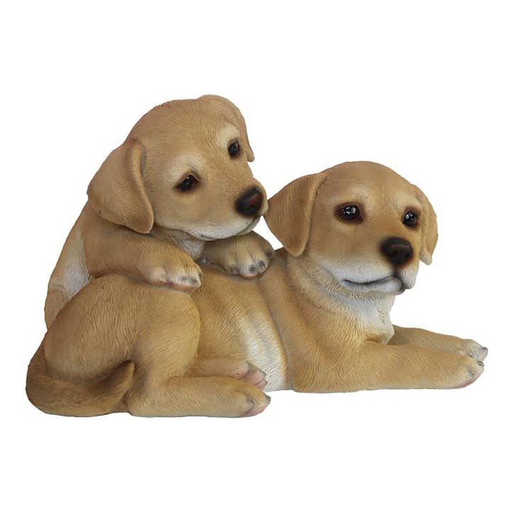 Lounging Puppies, Resin for wholesale by Esschert Design USA