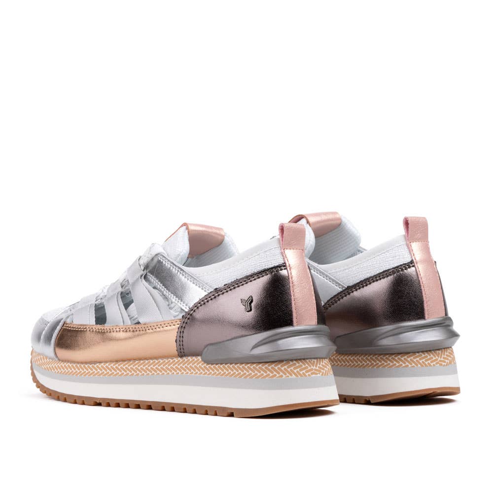 pengar Silverfärgade sneakers för kvinnor - Hale för wholesale på Faire2