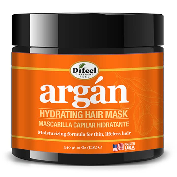 Difeel - Wholesale Hair Mask - Difeel Argan Hydrating Hair Mask 12 oz.