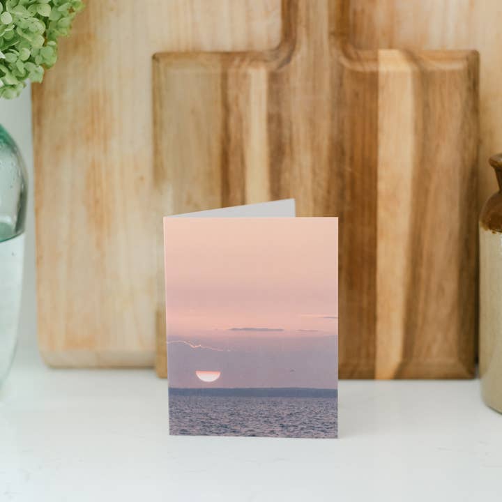 Ashley Cadrin Local Imagery - Wholesale Everyday greeting card - Sunsetting on Summer - Fine Art Note Card