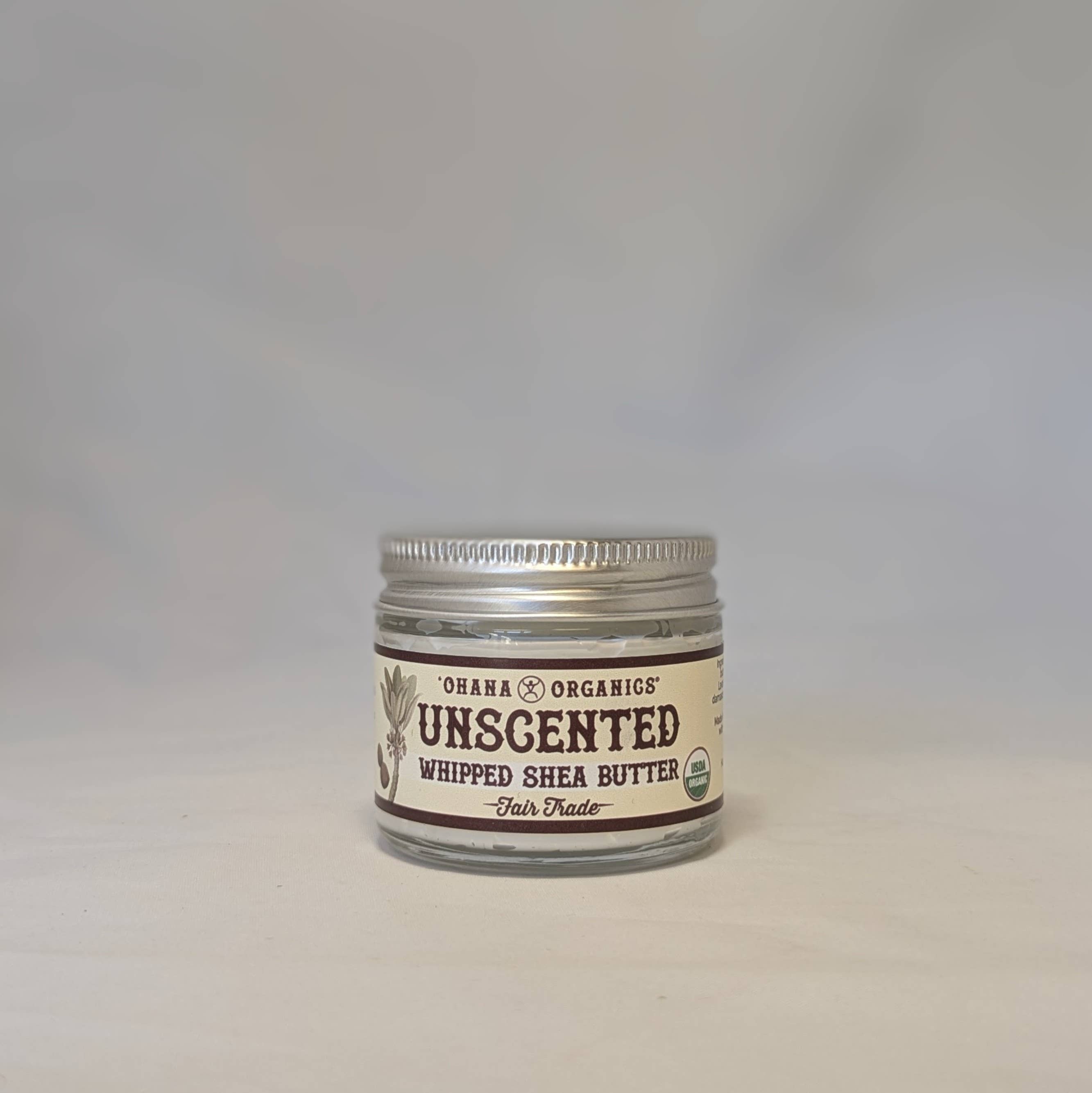 'Ohana Organics - Wholesale Body Balm/Butter - Organic Shea Butter-Whipped, 4 scents (Case of 6)1