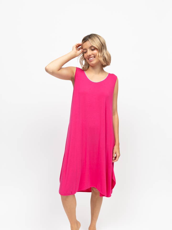 Chloe Rosa Jersey Svängande Nattlinne för wholesale av Cyberjammies