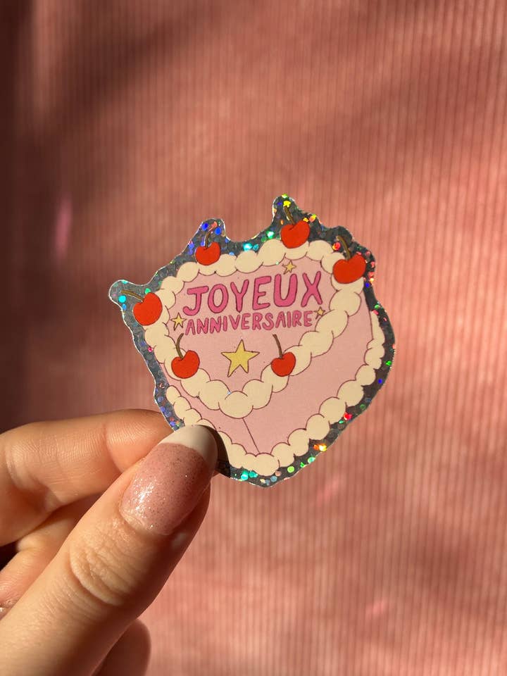 Birthday cake sticker for wholesale by Nany Craft Shop