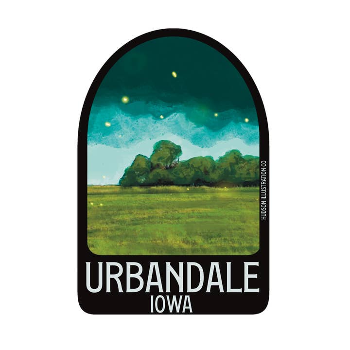 Pegatina/Imán/Impresión/Postal de Urbandale Iowa para venta al por mayor de About Town Co