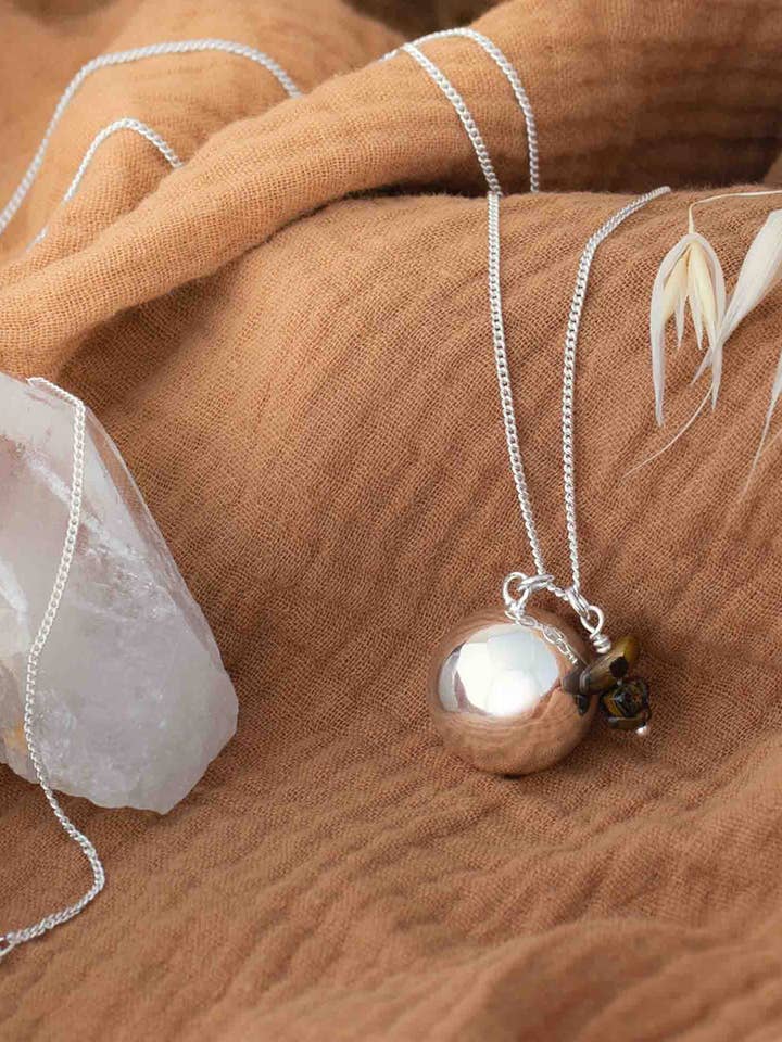 Elsa silver pregnancy ball for wholesale by Atelier Aismée