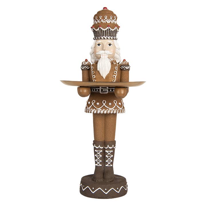 Clayre & Eef - Wholesale Decorative Figurine - Christmas Decoration Figurine Nutcracker 11x13x40