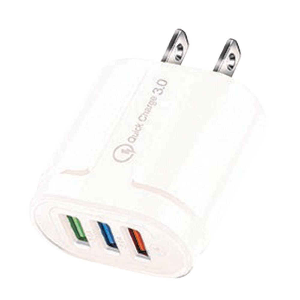 Tech Trendz - Wholesale Voedingsadapter/oplader - 3 USB-adapter voor snelopladen0