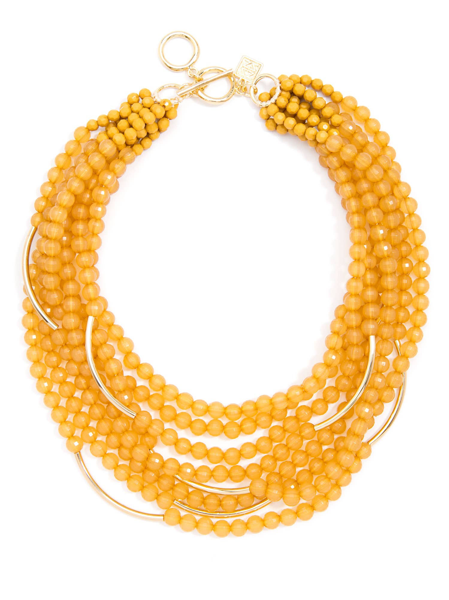 ZENZII Jewelry - Vendita all'ingrosso Collane a bavaglio - Collana multifilo con perline lucite traslucide.8
